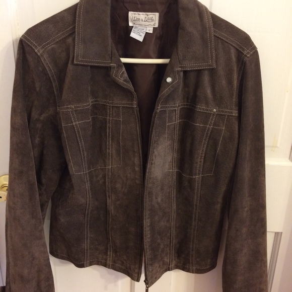 Suede jacket - jean jacket style - Picture 1 of 7